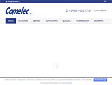 Tablet Screenshot of comelec.it